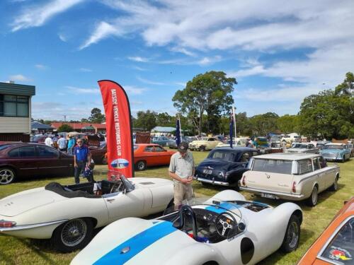 Cars on display at Redland City Australia Day Event